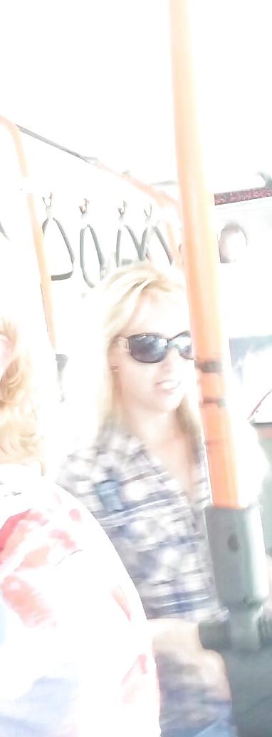 25P Spy old + young in bus romanian