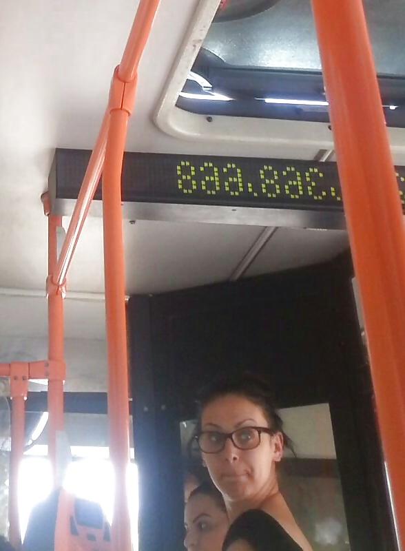 25P Spy old + young bus and station romanian