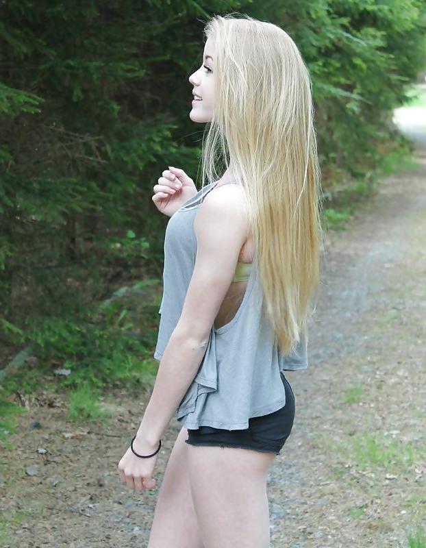 17P Sexy young blond teen girl 2