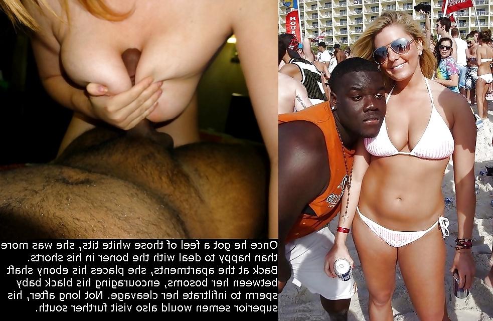 5P Interracial Vacation Beach Cuckold Caps 2