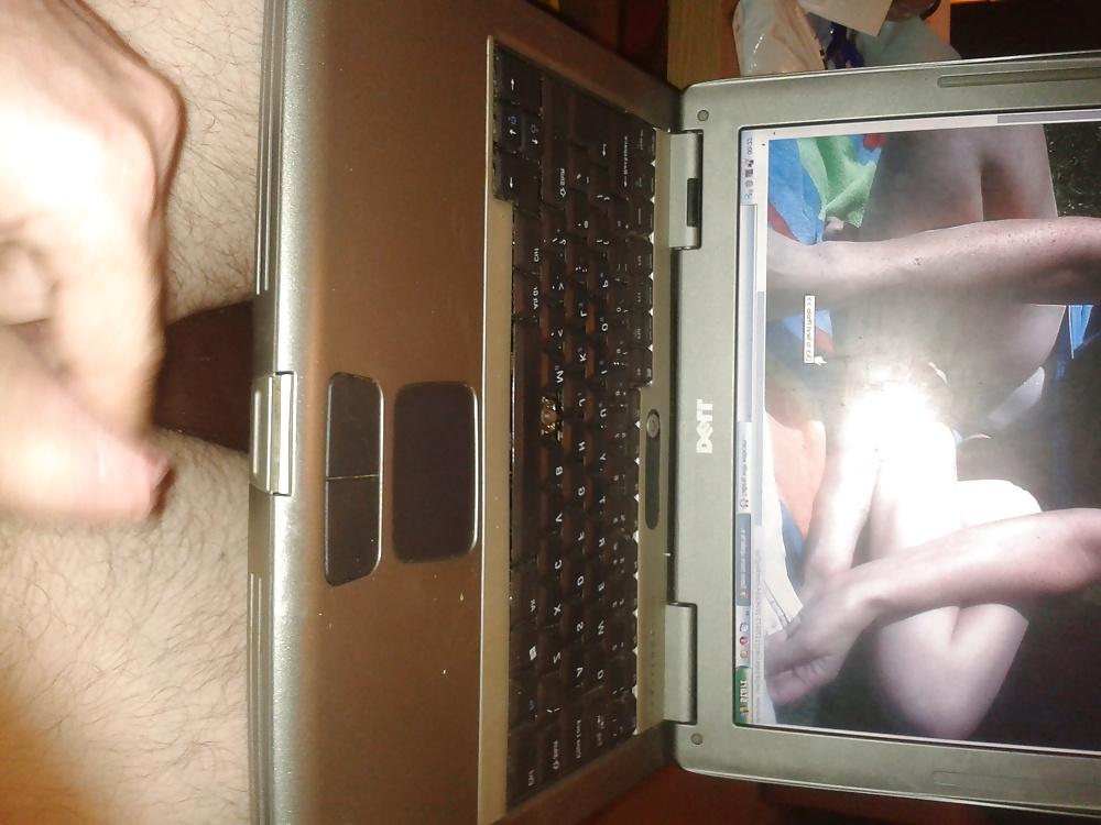 4P Me wanking over pj1976 sexy pantie pic