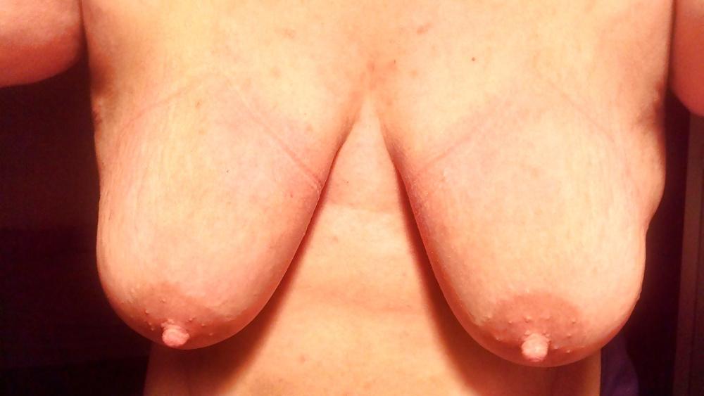 5P First time tying breasts.