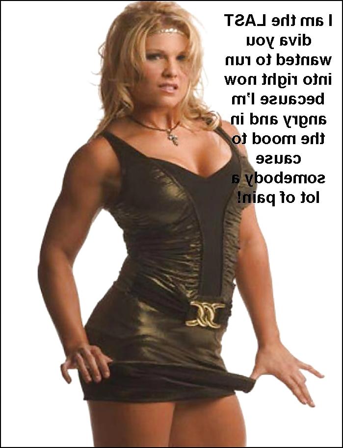 23P Wrestling Divas Femdom Captions 