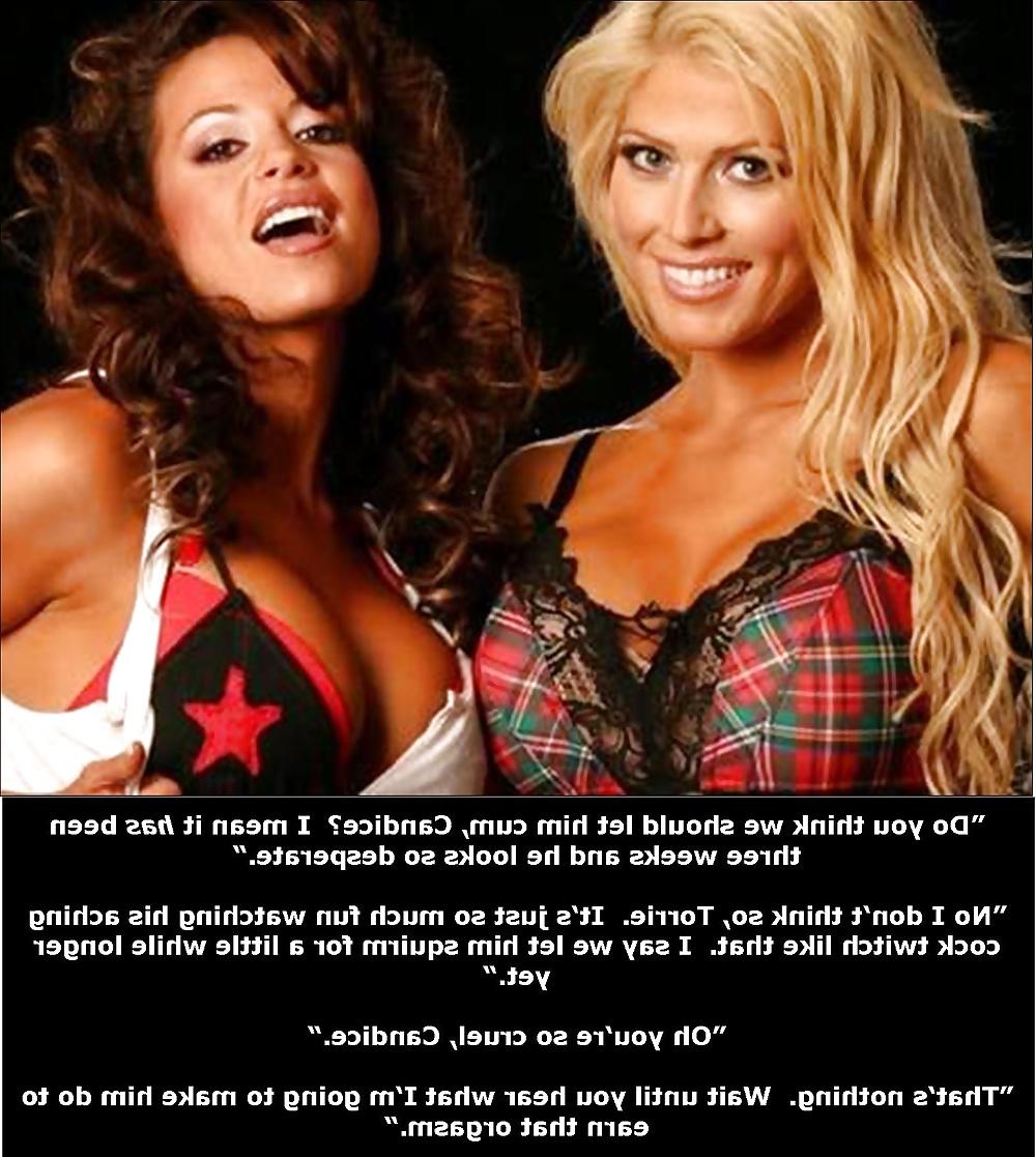 23P Wrestling Divas Femdom Captions 