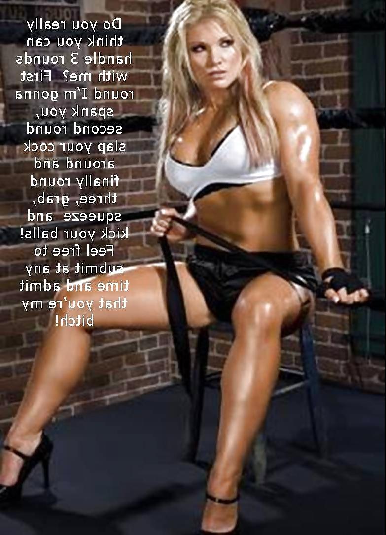 23P Wrestling Divas Femdom Captions 