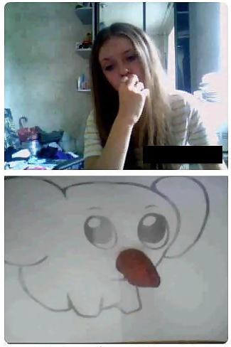 25P Omegle girls 2 - Small elephant
