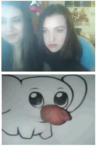 25P Omegle girls 2 - Small elephant