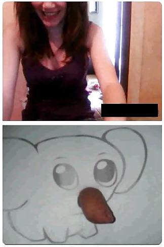 25P Omegle girls 2 - Small elephant