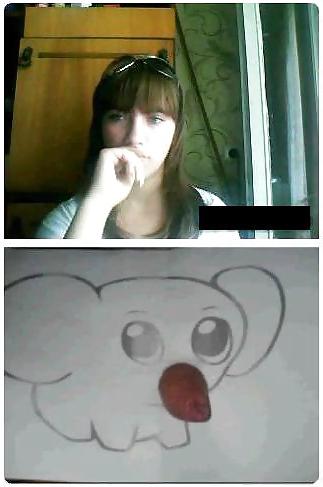 25P Omegle girls 2 - Small elephant