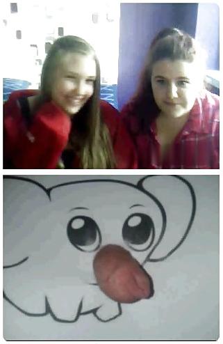 25P Omegle girls 2 - Small elephant