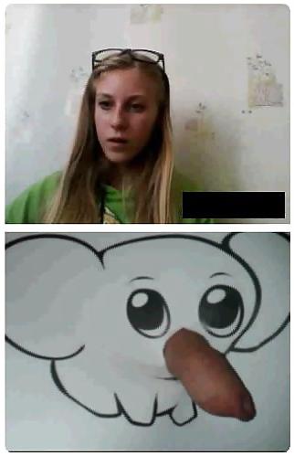 25P Omegle girls 2 - Small elephant