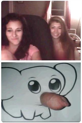 25P Omegle girls 2 - Small elephant
