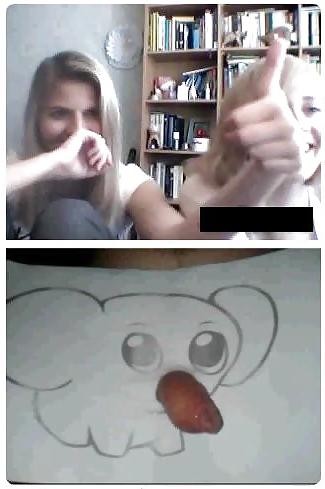 25P Omegle girls 2 - Small elephant