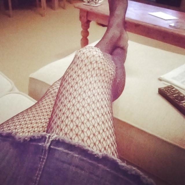 6P Fishnet Pantyhose 