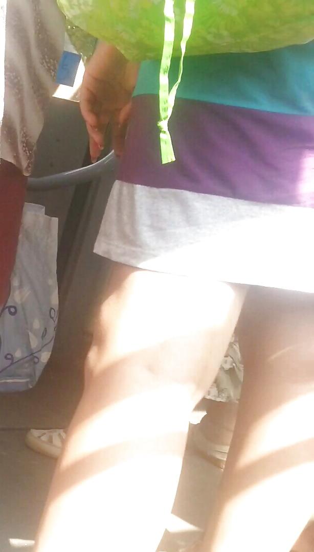 17P Spy sexy teens in bus feet, face and ass romanian