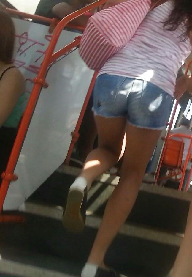 17P Spy sexy teens in bus feet, face and ass romanian