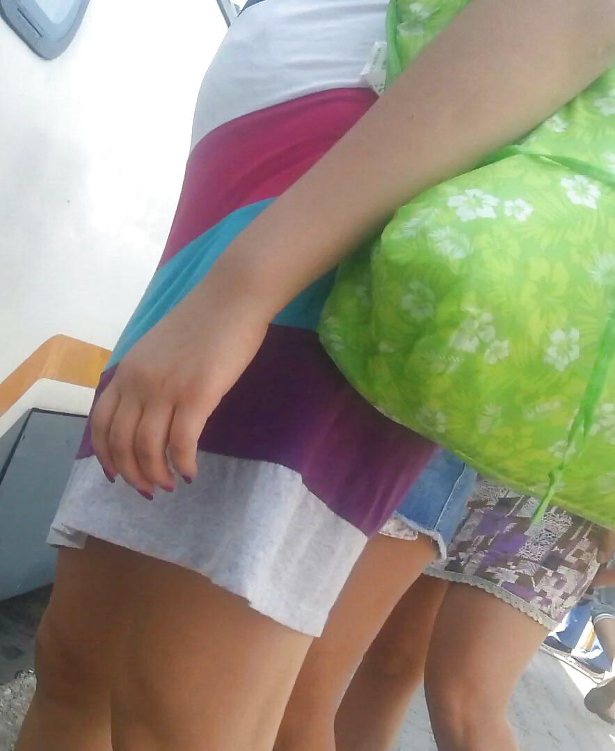 17P Spy sexy teens in bus feet, face and ass romanian