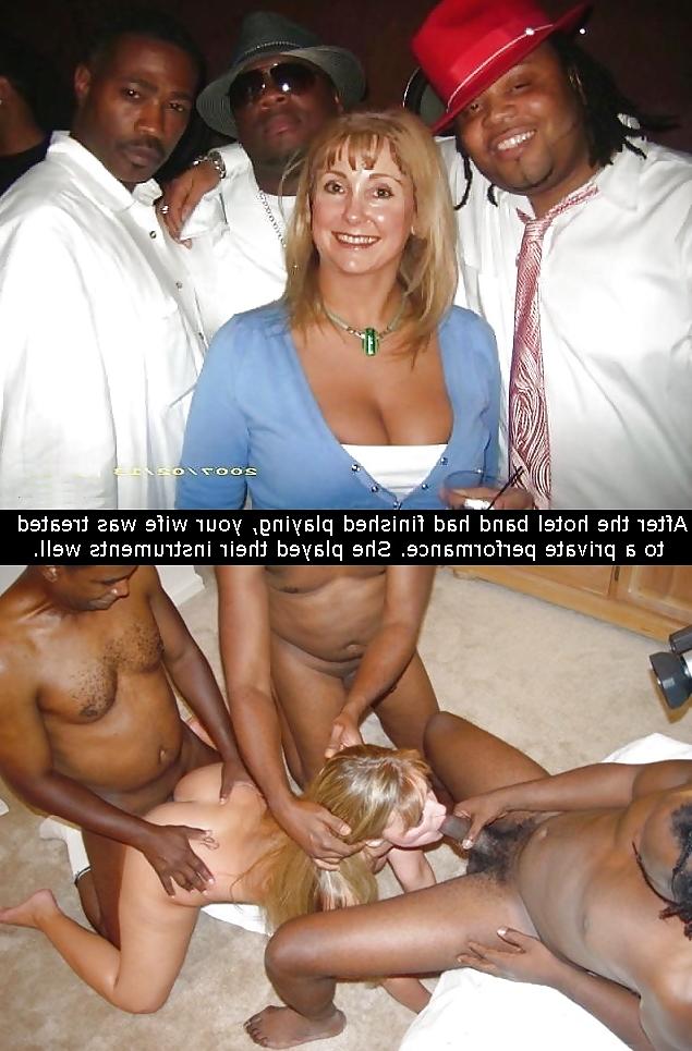 6P Interracial Vacation Beach Wife Cuckold Caps