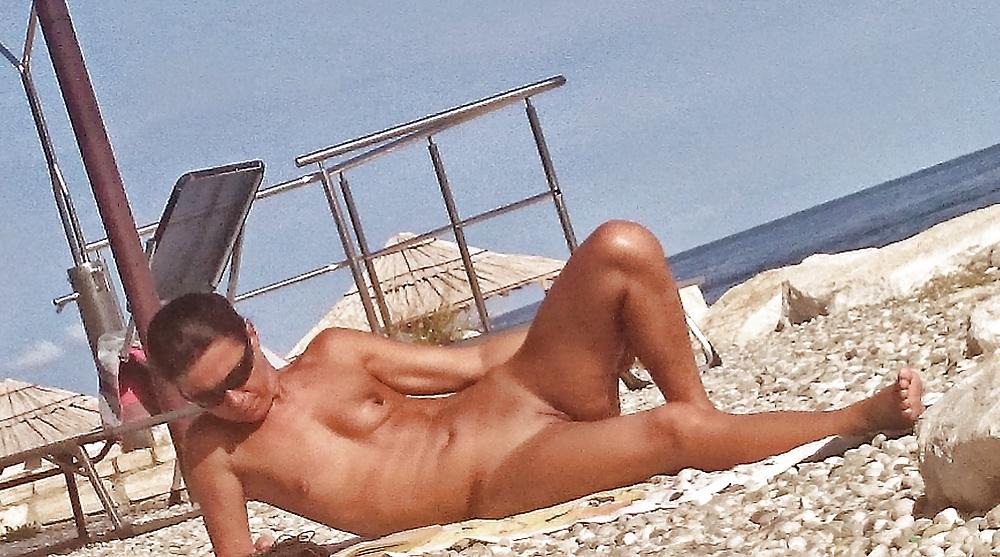 7P First time on nudist beach