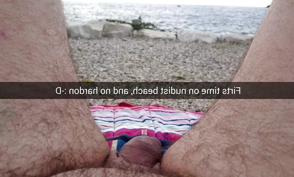7P First time on nudist beach