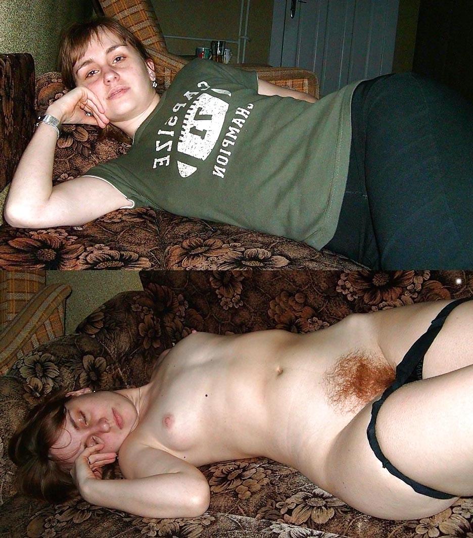 25P Dressed - Undressed Hairy Women Part 7