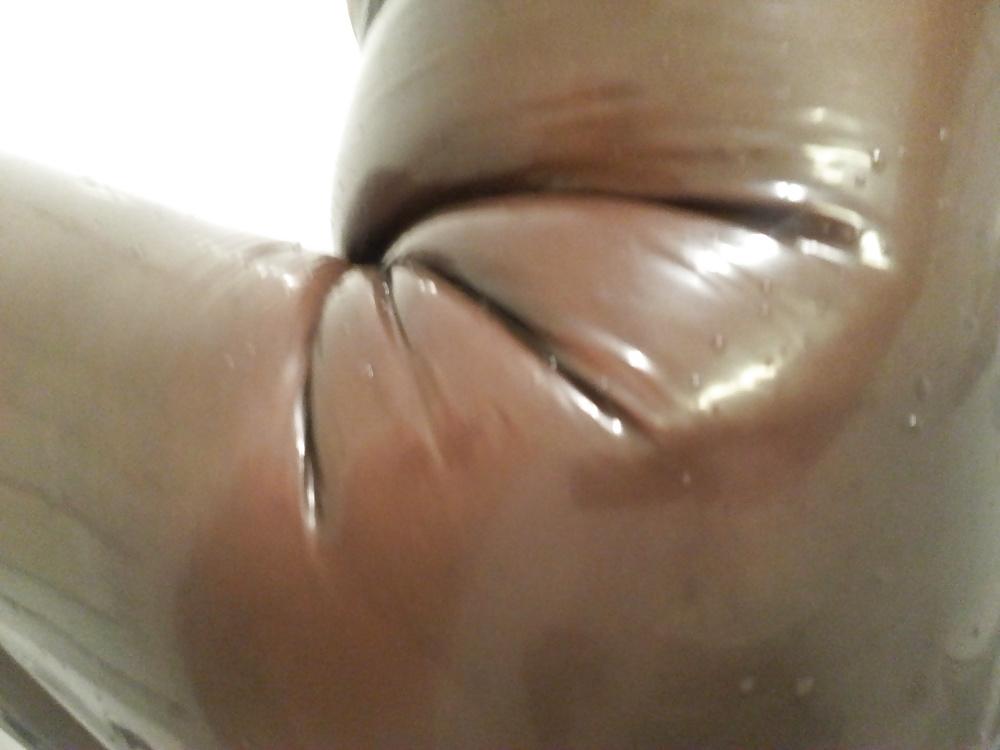 21P My latex legs and feet...