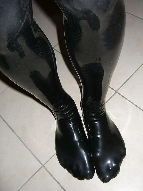 21P My latex legs and feet...