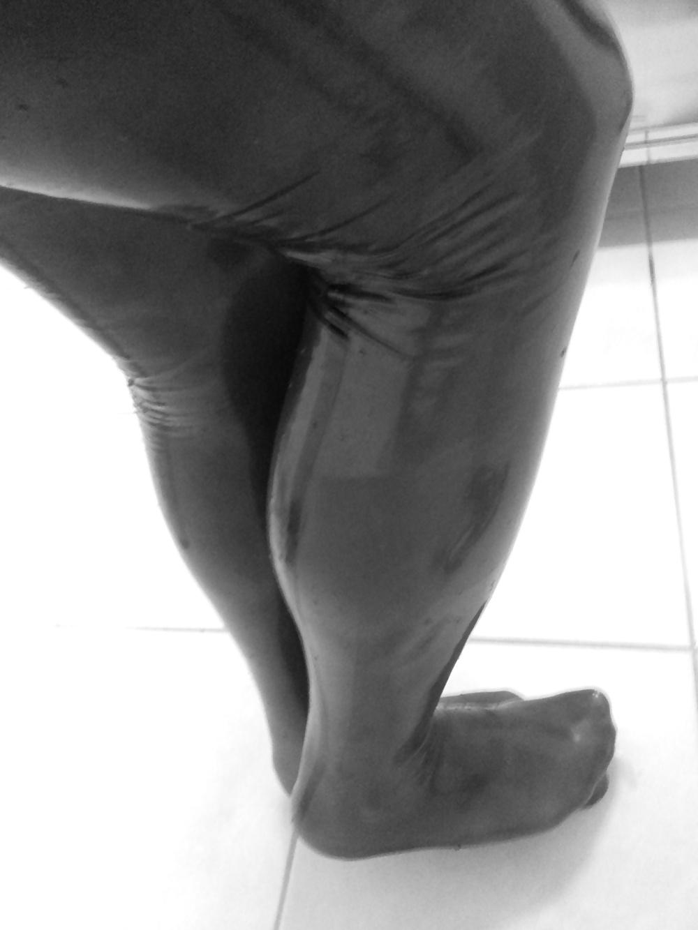 21P My latex legs and feet...