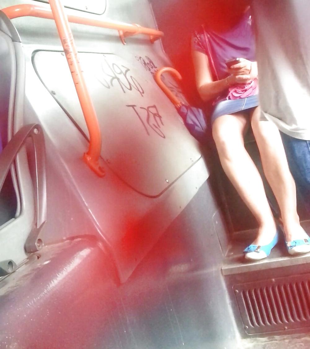 21P Spy old + young in bus and tram romanian