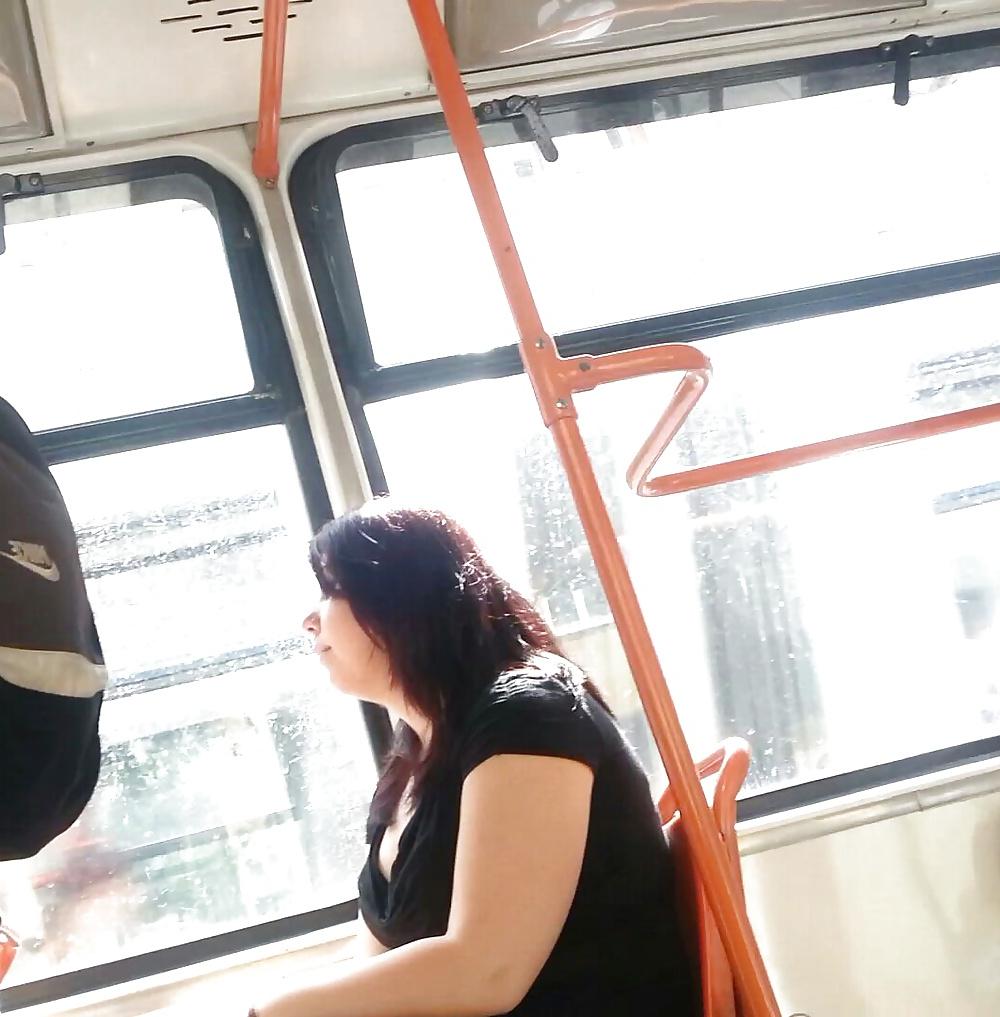 21P Spy old + young in bus and tram romanian