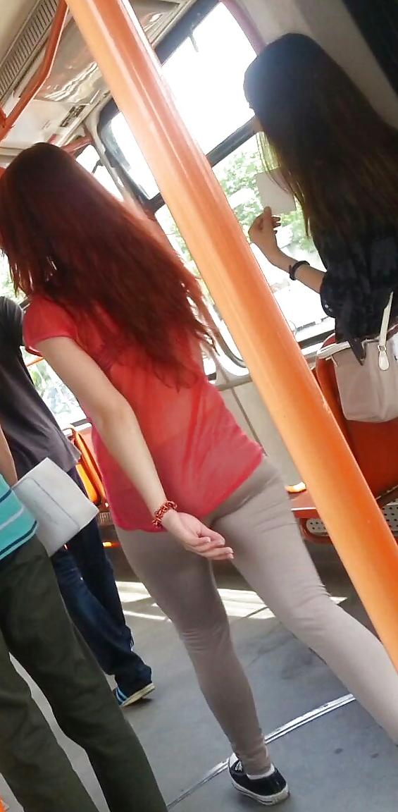 21P Spy old + young in bus and tram romanian