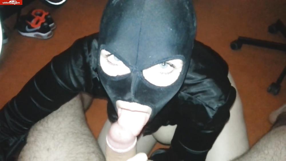 13P Slut in Satin sucks my Cock