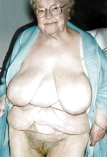 25P Hairy old women