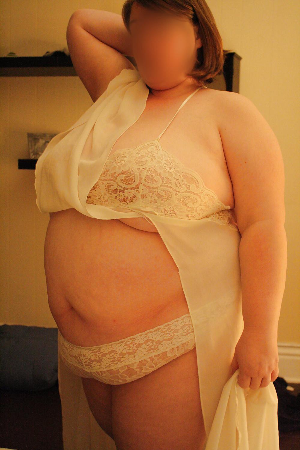 25P Wife in White Lingerie