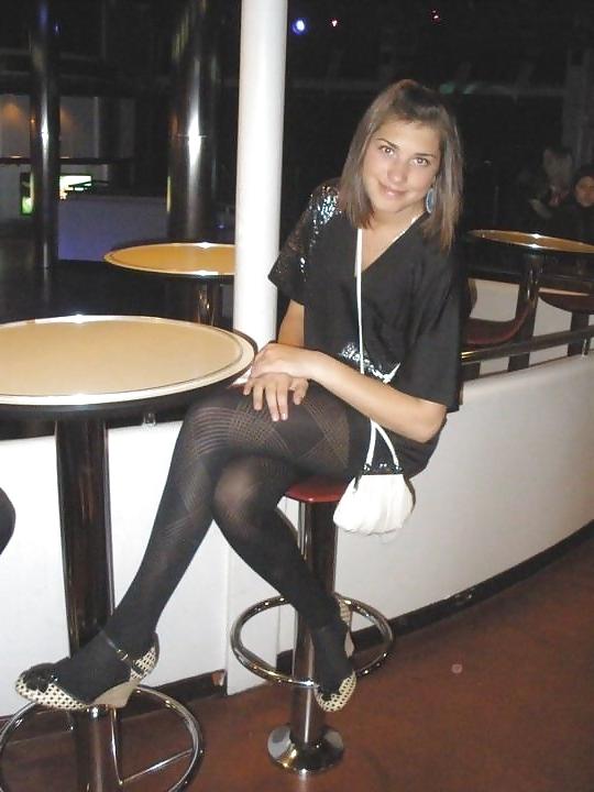25P Nylon upskirt 23