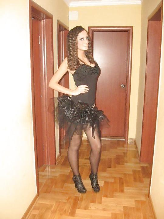 25P Nylon upskirt 23