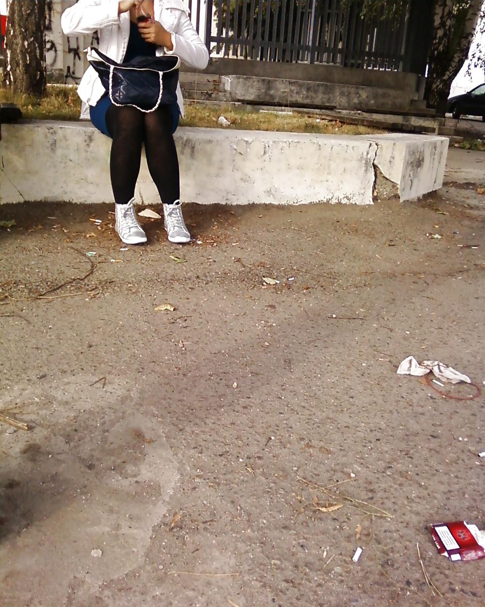 24P Nylon upskirt - STREET VIEW 6