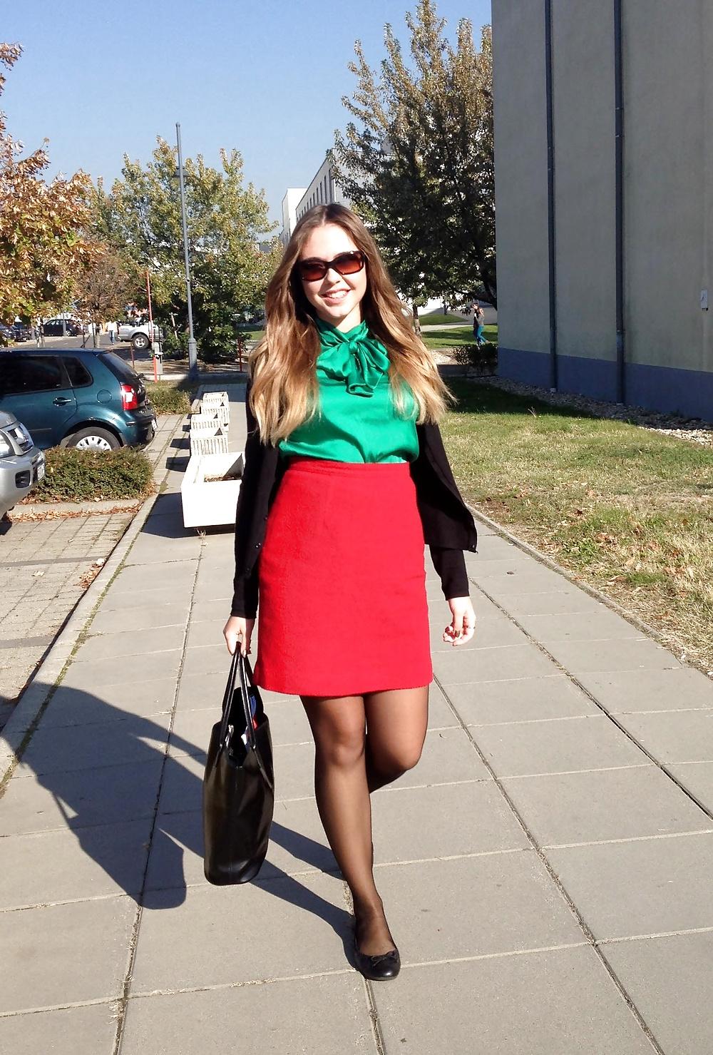 24P Nylon upskirt - STREET VIEW 6