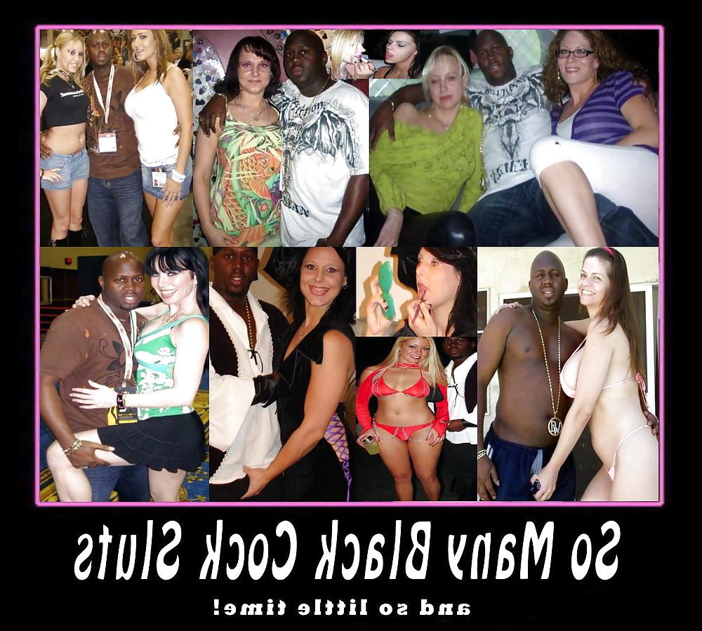 12P Interracial Captions - White Girls VS BIG BLACK COCKS
