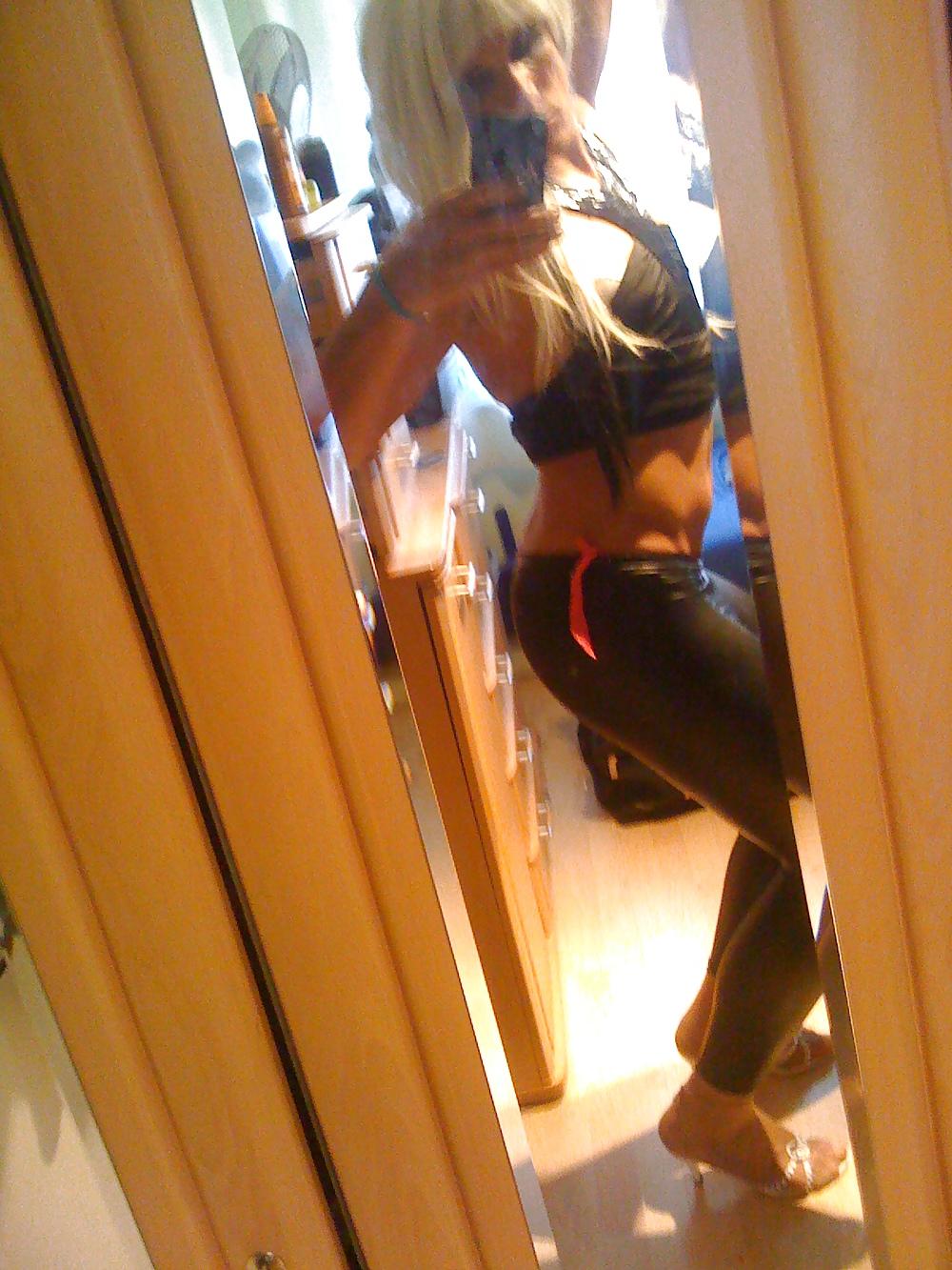 25P TransTeen in nylons, Latex and heelz