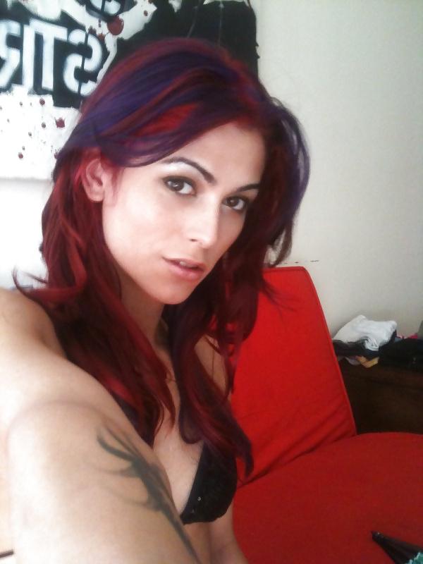25P Incredible Hot Top Tranny DOMINO PRESLEY !!!