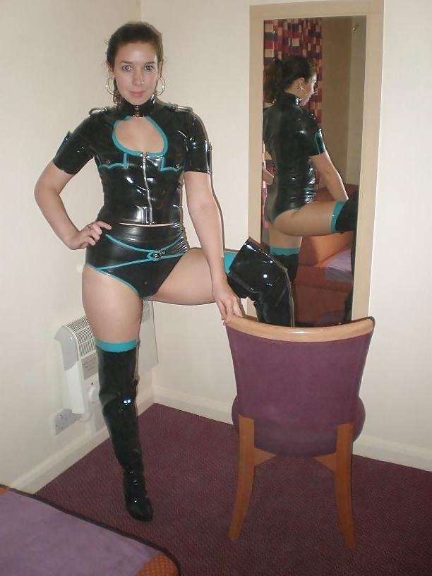 18P Pvc plastic latex leather 
