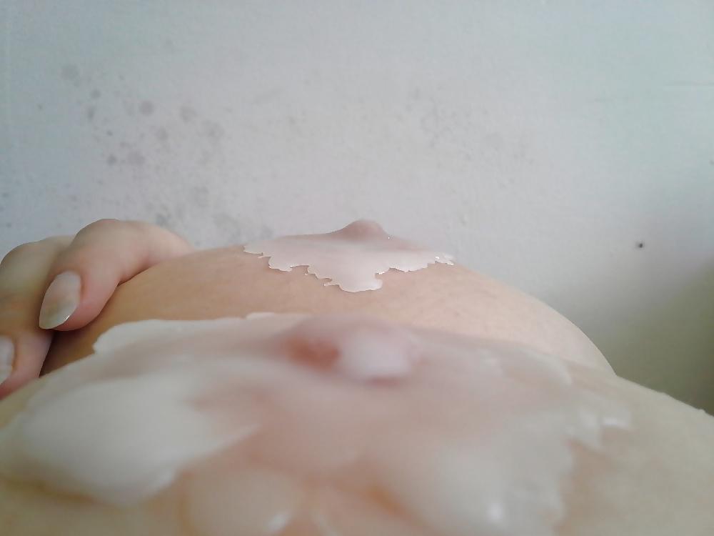 13P Hot wax on my girlfriends big tits