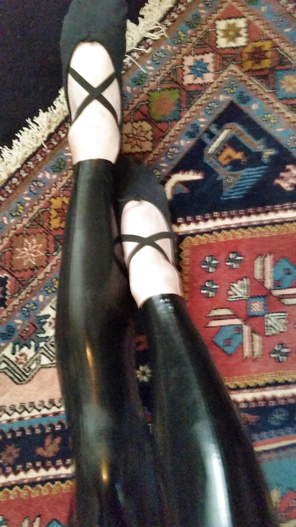 18P Latex-Leggings Ballett