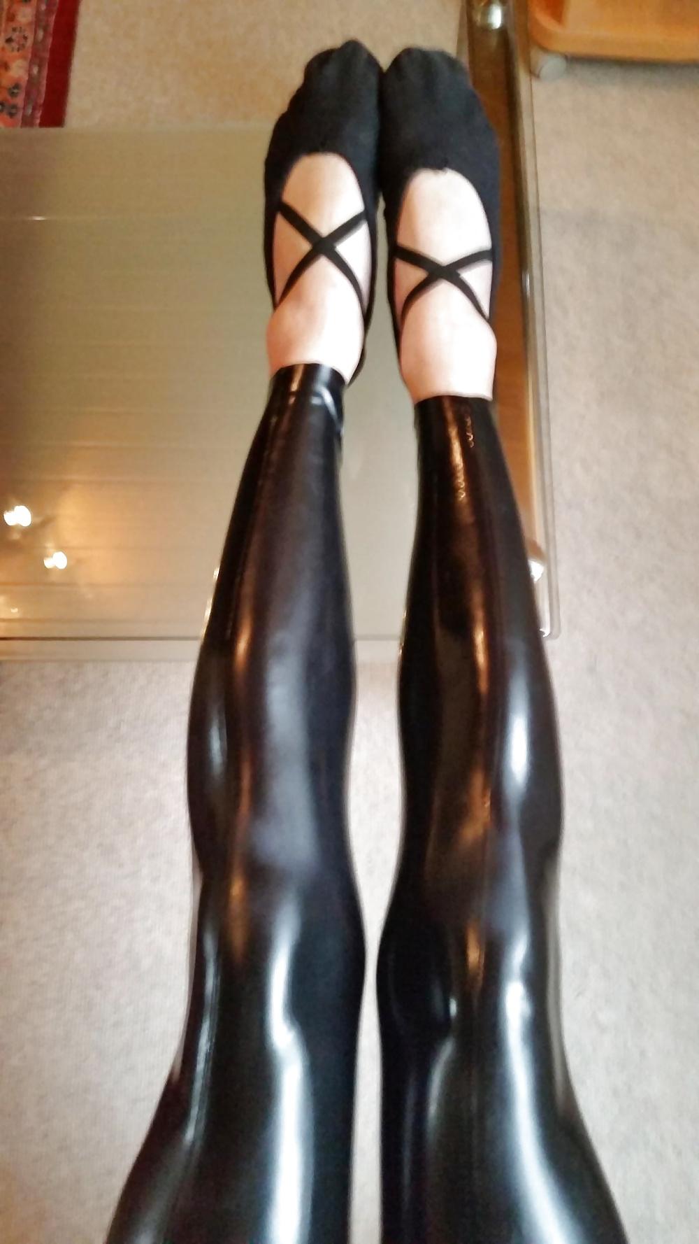 18P Latex-Leggings Ballett