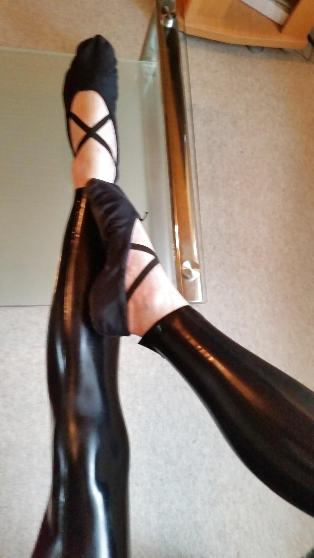 18P Latex-Leggings Ballett