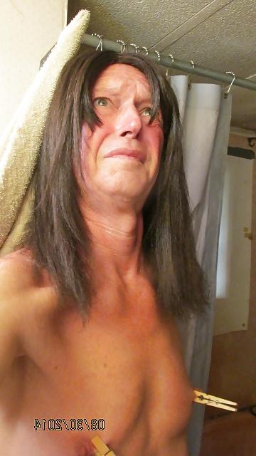 25P Sissy Charlie Nipple Pinching, for Her first time.