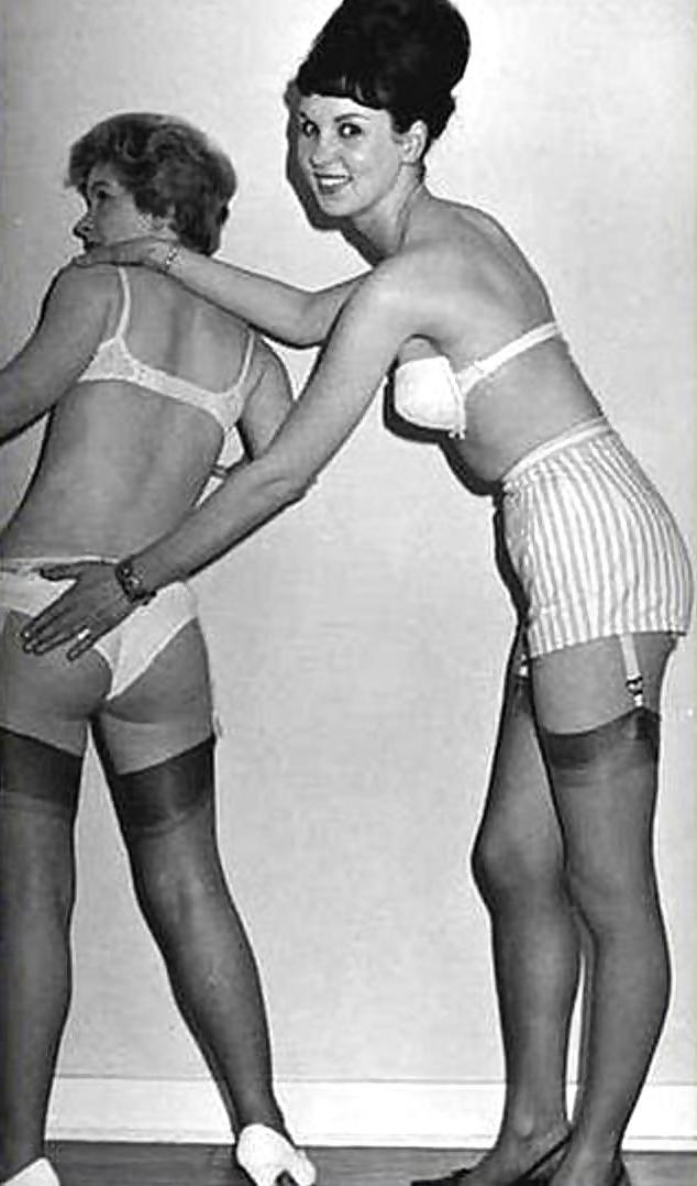 25P Vintage ladies wearing white panties 3. 