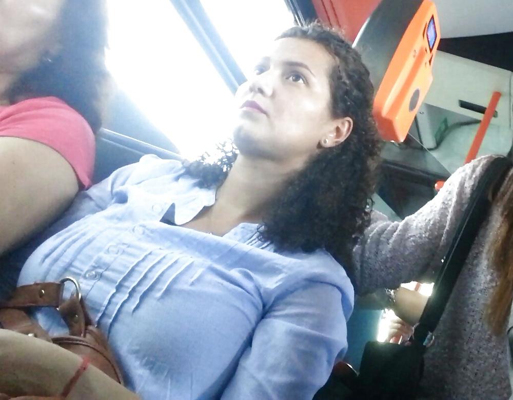 25P Spy sexy teens in bus and tram romanian