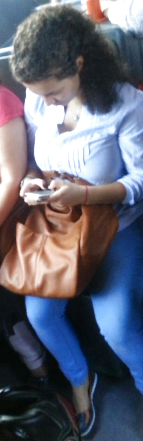 25P Spy sexy teens in bus and tram romanian
